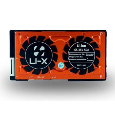 Imagem de Bms Smart Liex 10s 36v 50a A Prova D´agua Litio 3.7v