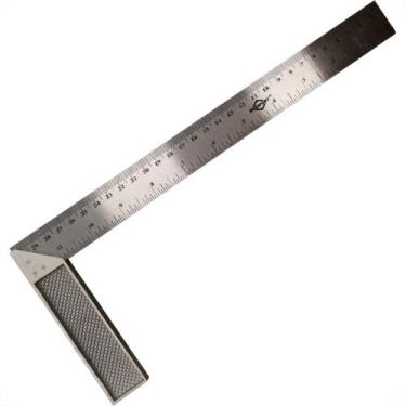 Imagem de Esquadro Brasfort Aluminio 12''- 30Cm - 8557 - BRASFORT / BRAFT