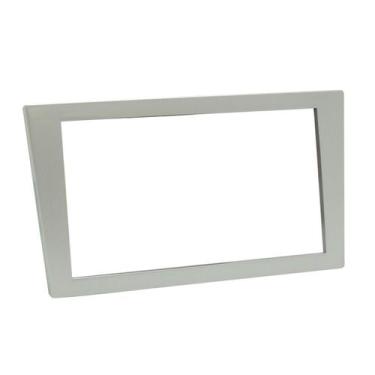 Imagem de Moldura 2 Din Gm Vectra GT, Meriva, Corsa, Montana - Prata - Fiamon