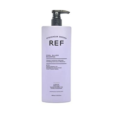 Imagem de REF Ref Cool Silver Shampoo 1000Ml Shampoo Sem Sulfato Com Extratos Botânicos E Pigmentos Violetas Especialmente Escolhidos Para Proteger, Fortalecer E Neutralizar Os Tons Amarelos Indesejados