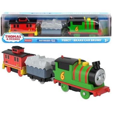 Imagem de Trem Motorizado c/ Vagões Melhores Momentos  Thomas E Seus Amigos  Fis