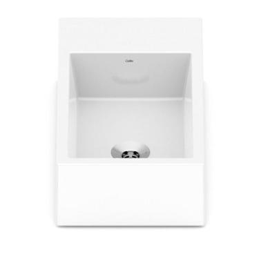 Imagem de Kit 2 Cubas Apoio 44cmx25cm com Mesa Basic Curve1 Celite