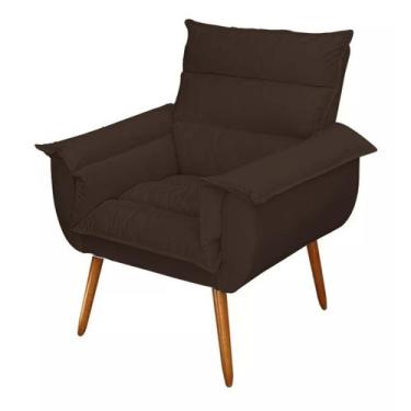 Imagem de Cadeira Poltrona Decorativa Estofada Recepção Clínica - Click Mimos, M