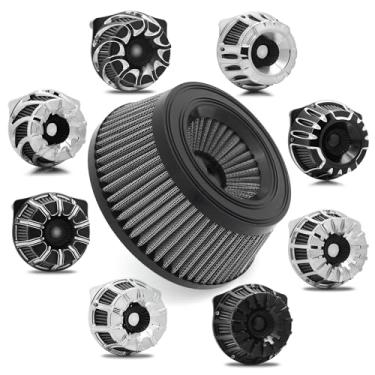 Imagem de Para filtro de ar harley Touring street glide road king electra tri trike Dyna Sportster XL 883 1200 Softail entrada de ar (elemento de filtro de ar, substituição)