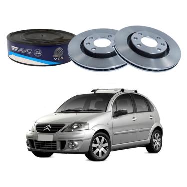 Imagem de Par disco freio dianteiro mds CITROËN C3 1.6 2002 A 2012