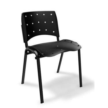 Imagem de Cadeira Secretaria Ergoplax Fixa - Maiart, Preto