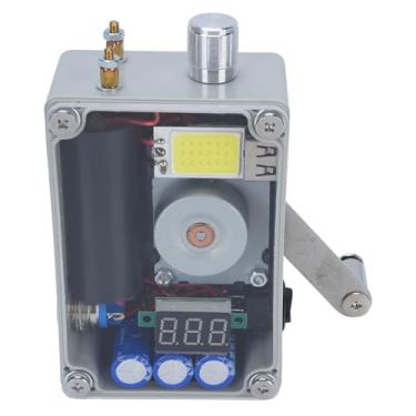 Imagem de Gerador de Energia de Emergência da Manivela Manual, Com Carregador USB Portátil COB LIGHT LCD Voltímetro Intreation Integration Design para Sobrevivência de Emergência de