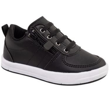 Imagem de Tenis Infantil Masculino Minipasso Sapatenis Infantil Menino Preto, Marrom e Marinho (Preto, BR, Criança de 9 a 12 anos, Numérico, 31)