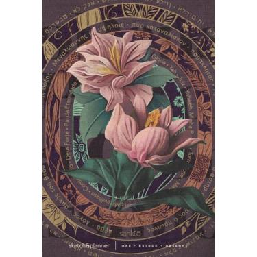 Imagem de Sketch&Planner Caderno-Agenda - Os Nomes De Deus - Floral - Ore, Estud