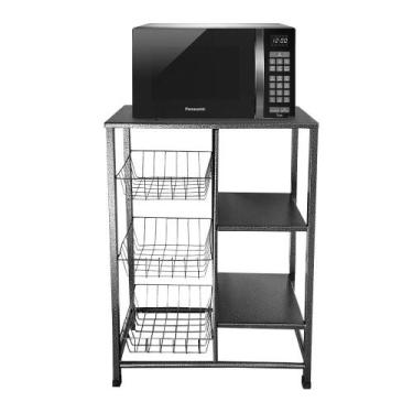 Imagem de Suporte De Chão Para Microondas Forno Elétrico Filtro De Água Com Frut