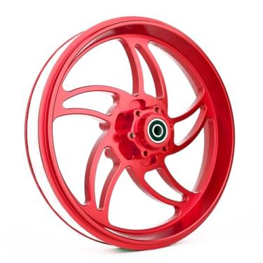 Imagem de BeaxTurbo Racing Upgrade Parts CNC Aluminum Front Wheel hub-Future Storm Design for losi promoto mx 1/4 (red)