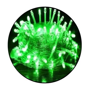 Imagem de Pisca Pisca Led Verde 100 Lâmpadas 8 Funções 9m