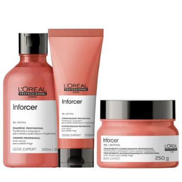 Imagem de Kit L'Oréal Professionnel Inforcer Shampoo 300ml + Condicionador 200ml