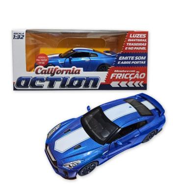 Imagem de Carro Miniatura Metal Nissan Gt-r R35 1:32 Action Som E Luz