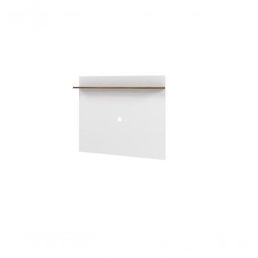Imagem de Painel Com Prateleira Para Tvs Até 55 Vênus Branco Madeira- Tebarrot