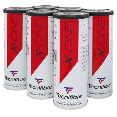 Imagem de Bola Tênis Tecnifibre X One 6 Tubos Com 3 Bolas Perfornance