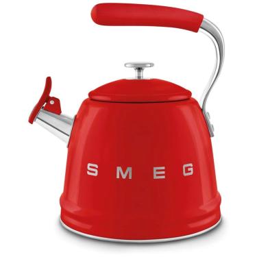 Imagem de Chaleira Retro Smeg 2,4L Vermelha