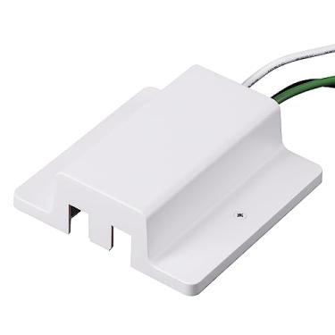 Imagem de LEONLITE Conector De Canopla Flutuante H Track, Tipo Circuito Único, Kit Iluminação 3 Fios E 1, Listado Pela Ul, Compatível Com Sistema Trilho Halo, Material Retardante Chamas, Acessórios Flexíveis,