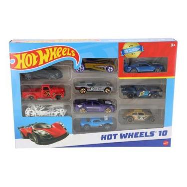 Imagem de Caixa Com 10 Carrinhos Hot Wheels Sortidos - Mattel C/1 Raro