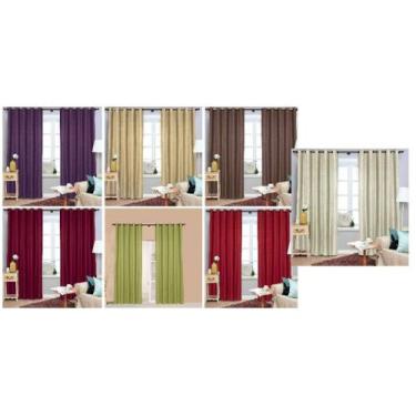 Imagem de CORTiNA GRANITE SORTIDO 220X180CM C/ILHOSES CASA DOR - REALCE