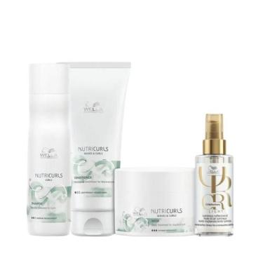 Imagem de Wella Nutricurls Sh 250ml + Cond 200ml + Masc 150ml + Oleo Light 100ml