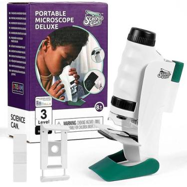 Imagem de Microscópio Científico Portátil para Crianças - Explore o Mundo Micros