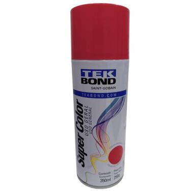 Imagem de Tinta Spray Vermelha Uso Geral 350ml 250g - Tekbond