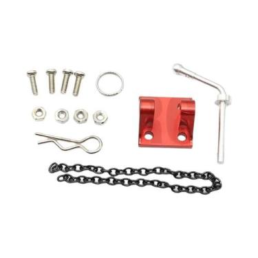 Imagem de Gancho De Resgate De Corrente De Reboque De Metal 1/10 1/14 RC Crawler