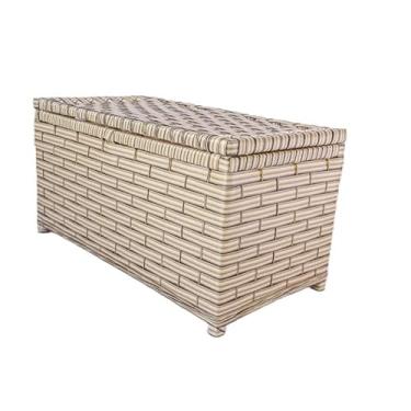 Imagem de Baú Roupeiro Organizador em Fibra Sintética – Para Roupa Suja e Brinquedos 60x30x30 cm(Cappuccino)
