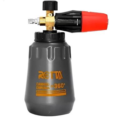 Imagem de Canhão de Espuma Shampoozeira Bico 360° Snow Foam 1 Litro Profissional Rotta 376