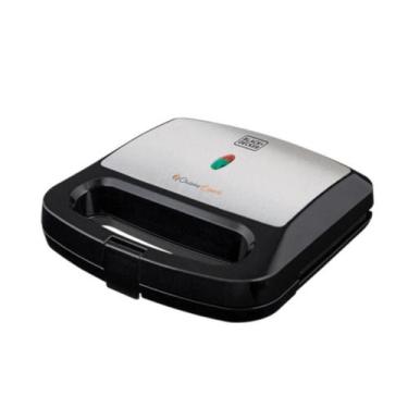 Imagem de Sanduicheira eletrica black decker cuisine expert preta 220v sm800-b2 