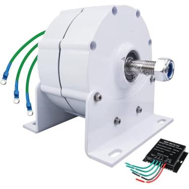 Imagem de Gerador De ímã Permanente Sem Engrenagens Aisiilalao 12000w, Sem Ruído Gerador De ímã Permanente 12v 24v 48v Para Geradores Eólicos E Turbinas, 12v