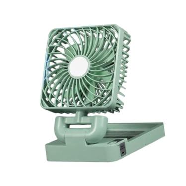 Imagem de KiBcsLic Ventilador de Resfriamento Flexível, Silencioso E Pequeno para Veículos, Circulador Movido a Energia Solar para Caminhões E SUVs, cabeça única verde