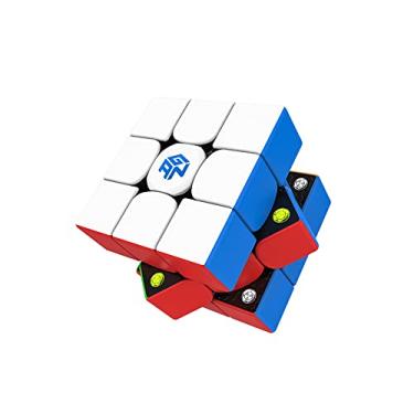 Imagem de Gan 356 M Speed ​Cube, 3 x 3 cubo magico magnetico, versione Lite, 3 x 3 x 3 oca 356 m Puzzle cubo giocattolo Regalo per Bambini, adulti, leggero