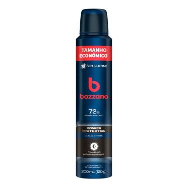 Imagem de Desodorante Bozzano Men Power Protection Carvão Ativado Aerosol 72h Antitranspirante 150ml