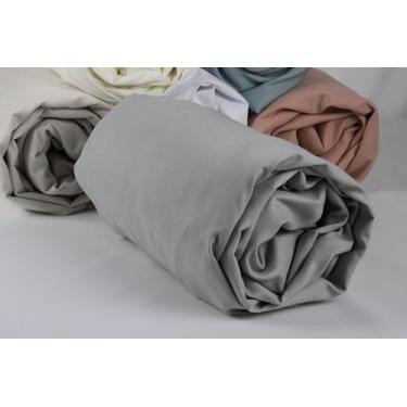 Imagem de Lençol Avulso Queen C/Elástico Canto 40cm 600 Fios Egípcio (CINZA)