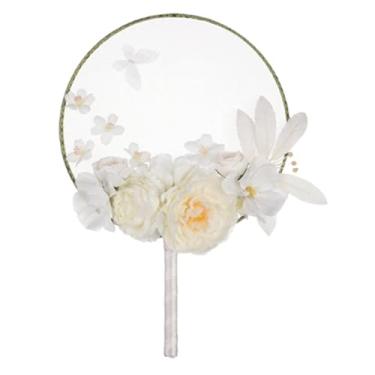 Imagem de LCSVCCXA Leque de Mão Chinês Antigo, Ventilador de Bolso Portátil para Festas de Apresentação, Style D, Tamanho real