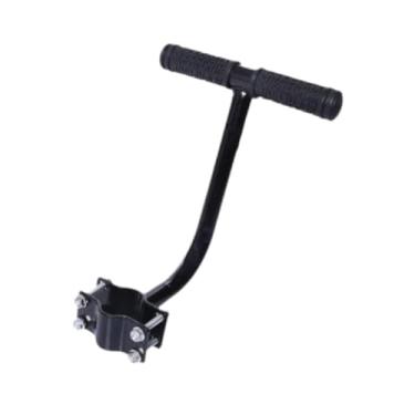 Imagem de IEUDNS Assento traseiro de bicicleta, guidão, corrimãos, bicicletas, assento traseiro infantil, apoio de braço, mountain bike, estrada, alça, Forma de Curvatura