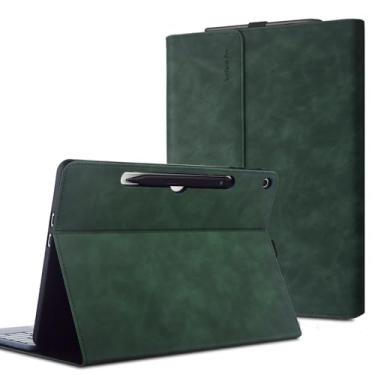 Imagem de xisiciao Capa protetora para Microsoft Surface Pro 30.5 cm 1st Edition 2025 30.5 cm Shell compatível com capa de teclado, design ultrafino e leve de dissipação de calor (verde)