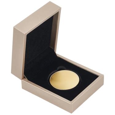 Imagem de PH PandaHall Caixa de exibição de moedas, caixa de armazenamento de moedas, caixa de apresentação de moedas, protetor de porta-moedas para colecionador de moedas comemorativas, diâmetro interno: 44 mm