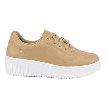 Imagem de Tênis Feminino Casual Pingente Conforto Beira Rio (Nude, BR, Adulto, Numérico, 34)