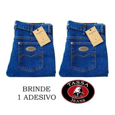 Imagem de Kit 2 calças tassa masculina cowboy cut + adesivo variações - Tassa Je