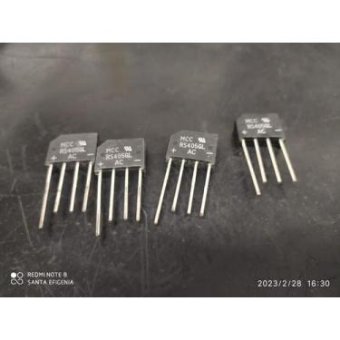 Imagem de 4x Ponte Retificadora Rs405gl 4amp 600v Mcc