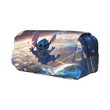 Imagem de Bolsa Escolar Estampada Com Mickey Minnie Disney, Estojo De Caneta Dob