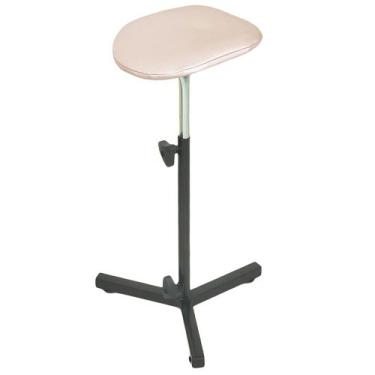 Imagem de Suporte Parapé Tripé Pedicure articulado Desmontável Almofada Estofada
