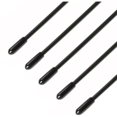 Imagem de Tubo De Antena Plástico De 15cm 5PCS Com Tampas Para Receptor Futaba F