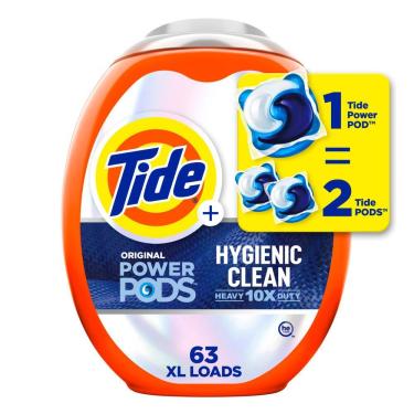 Imagem de Detergente para roupa Tide Hygienic Clean Heavy Duty 63 pacotes