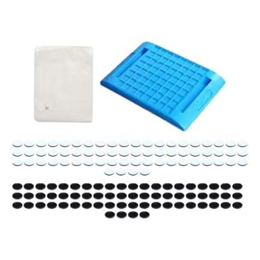 Imagem de YIJU Reversi Board Game Set Educational Profued Chess Groove Design Family Fun Game Interactive Toy para viajar em casa acampando