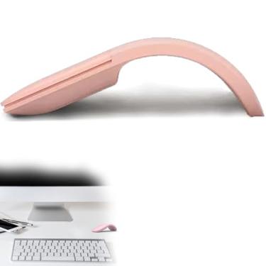 Imagem de Mouse Arc Touch, aplicável para Microsoft Surface Arc Mouse FHD-00001 /FHD-00002/FHD-00003 para computador Mac OS Laptop Notebook (rosa)