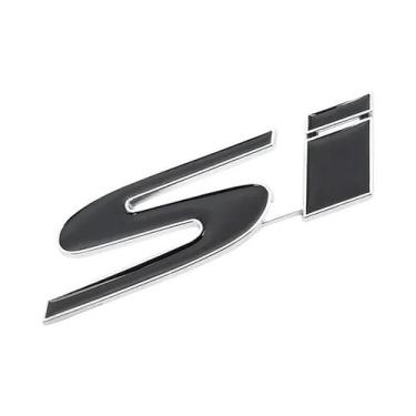 Imagem de Adesivo Para Grade Frontal Do Carro Honda SI, Emblema Para Porta-Malas